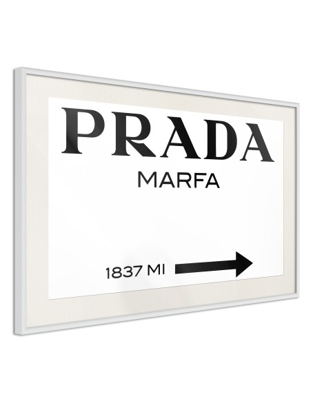 Плакат - Prada (White)