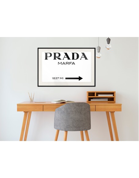 Плакат - Prada (White)