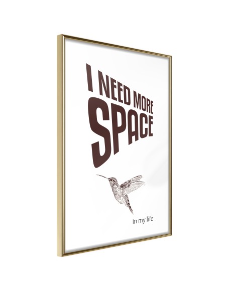 Плакат - More Space Needed