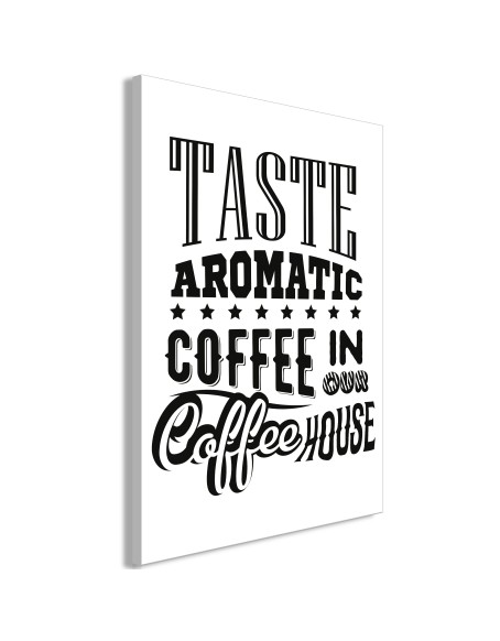 Картина - Taste Aromatic Coffee in Our Coffee House (1 Part) Vertical