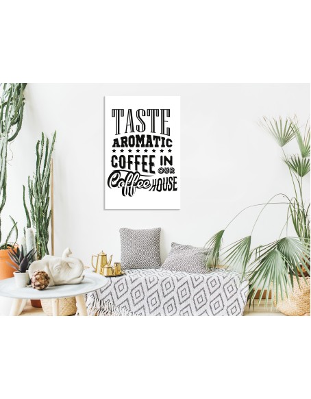 Картина - Taste Aromatic Coffee in Our Coffee House (1 Part) Vertical