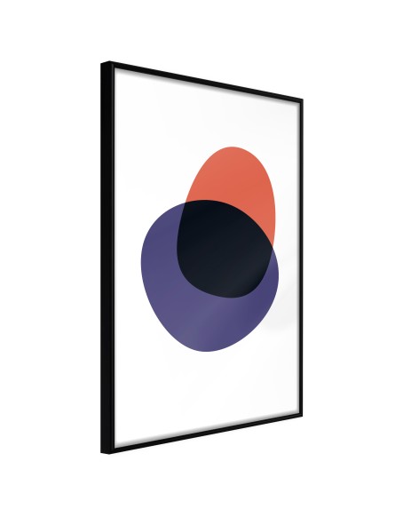 Плакат - White, Orange, Violet and Black