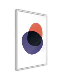 Плакат - White, Orange, Violet and Black