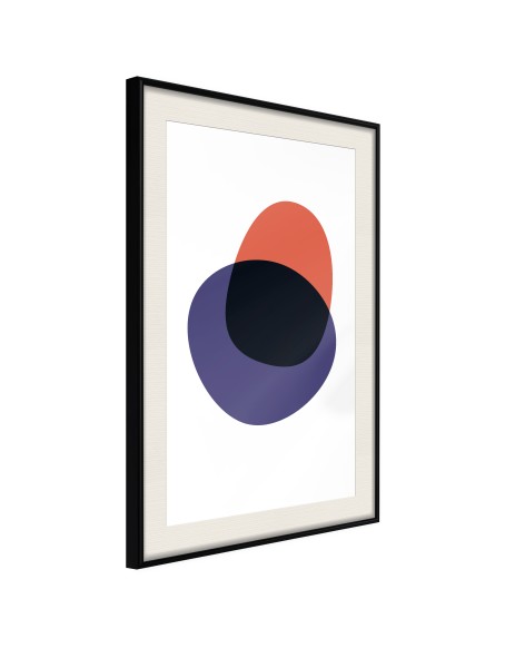 Плакат - White, Orange, Violet and Black