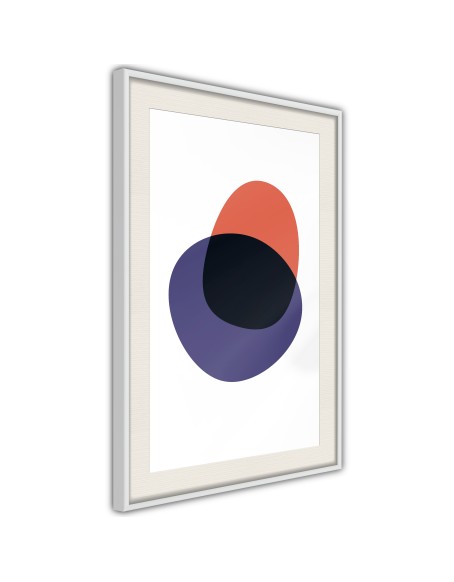 Плакат - White, Orange, Violet and Black