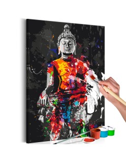 Оцветяване според номерата - Buddha in Colours